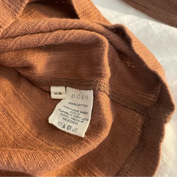 Doen Annie pointelle tee (sz XS) - Picture 2 of 7